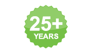 facts1 image of a 25+ years icon for ABOUT MTI