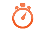 facts7 image of a stop watch icon for ABOUT MTI